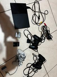 Playstation 2 slim nera