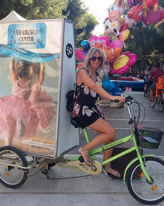 bicicletta pubblicitaria