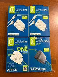 Stock caricabatterie Cellularline nuovi