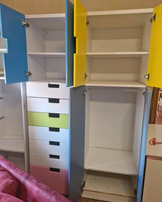 3 armadi da bambini setie stuva ikea