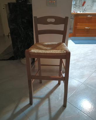 sgabello in legno