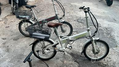 2 Bici elettrice porghevoli