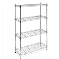 Scaffali in metallo cromato 45 x 90 x H180