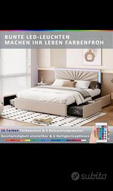 letto matrimoniale contenitore 