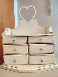 Cofanetto portagioie fatto a mano