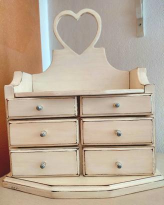 Cofanetto portagioie fatto a mano