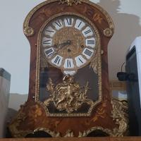 orologio a pendolo in radica di noce