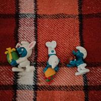 Puffi 1982,1983,1984 in gomma peyo