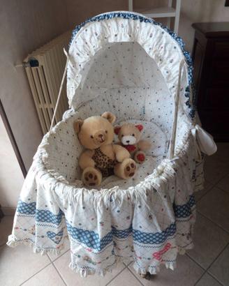 Culla  della Chicco in vimini (Arredo)