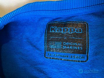 Felpa corta ragazzina Kappa 11/12 anni