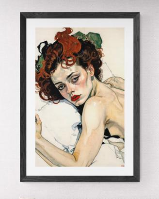 Poster Artistico  stile espressionista