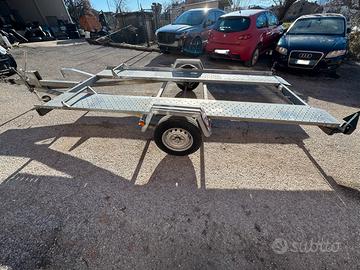 Carrello rimorchio ellebi trasporto auto