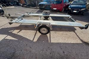 Carrello rimorchio ellebi trasporto auto
