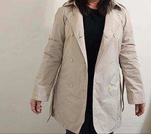 Trench tinta unita beige