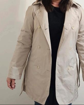 Trench tinta unita beige