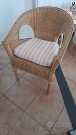 Poltrone in rattan