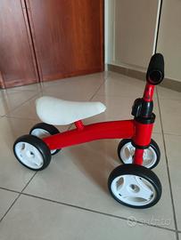 Bici bimbo velocipide rosso