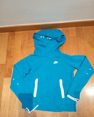 Felpa NIKE azzurra collo alto - M junior