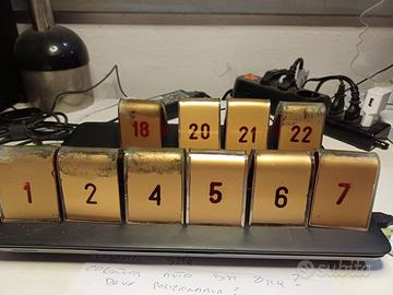 set 10 pz segnalino numero tavolo in plexiglass