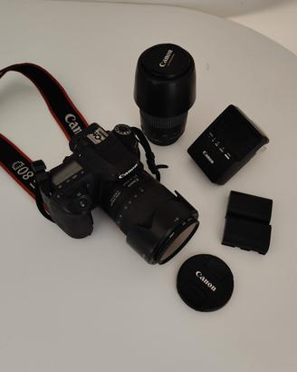 Canon EOS 80D + 18-135mm IS USM + 75-300 