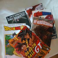 fumetti  mi hero e dragon ball