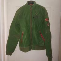 giacca pelle moto PUMA vintage