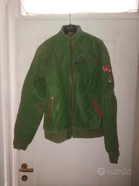 giacca pelle moto PUMA vintage