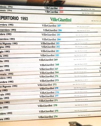 Rivista architettura "Ville e Giardini"