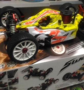 Automodello Buggy a scoppio completo nuovo 1/8