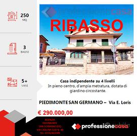 Casa indipendente su 4 livelli in centro