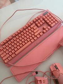 Tastiera meccanica razer rosa