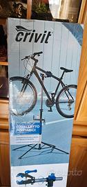 cavalletto bici officina crivit