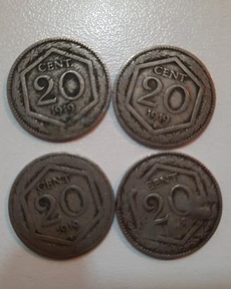 Monete del 1918 e 1919