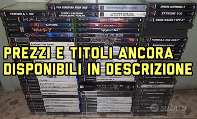 Giochi per Playstation 1, Playstation 2 e XBOX