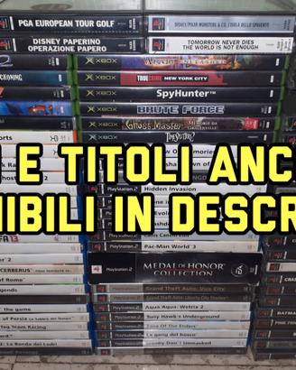Giochi per Playstation 1, Playstation 2 e XBOX