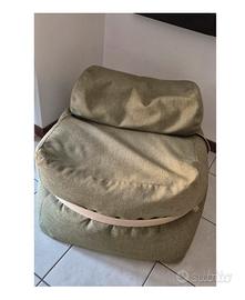 Poltrona a sacco pouf 