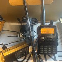 Radio Kenwood TH-F7E con antenna Diamond SRH789