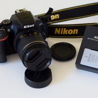 Reflex Nikon d3500 fotocamera 24MP + 18-55