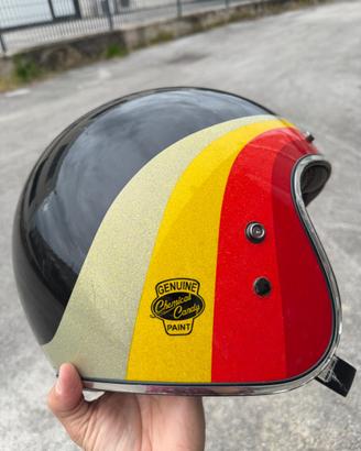 Casco Jet Bell Custom 500 - Taglia XXL - Nero/Ross