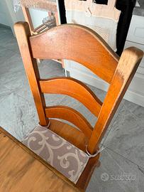 Sedie in legno massello - quattro sedie