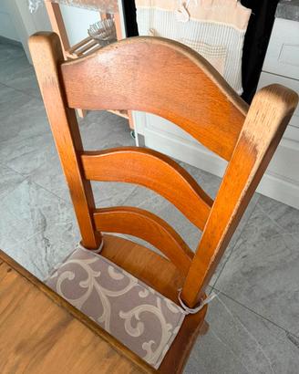 Sedie in legno massello - quattro sedie