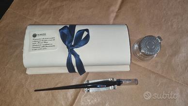 Set scrittura in vetro di Murano. La Murrina