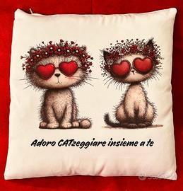 Federa cuscino personalizzata