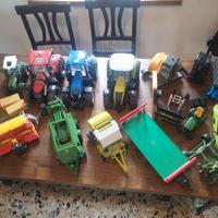 Set trattori e attrezzi giocattolo Bruder original
