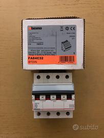BTicino FA84C32 int. magnetotermico 4P 32A 400B