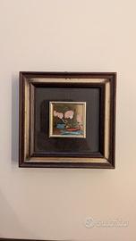 SERIGRAFIA su foglia oro 23 kt.