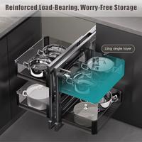 Organizzatore per armadio da cucina - angolo cieco