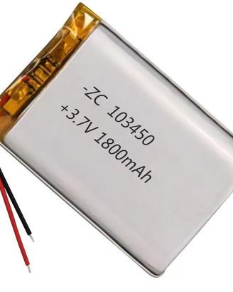 Batteria LiPo 103450 3.7V 1800mAh per Cuffie e POS
