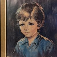 Dipinto il bambino parili