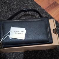 Pochette nera da donna coo & coo fashion